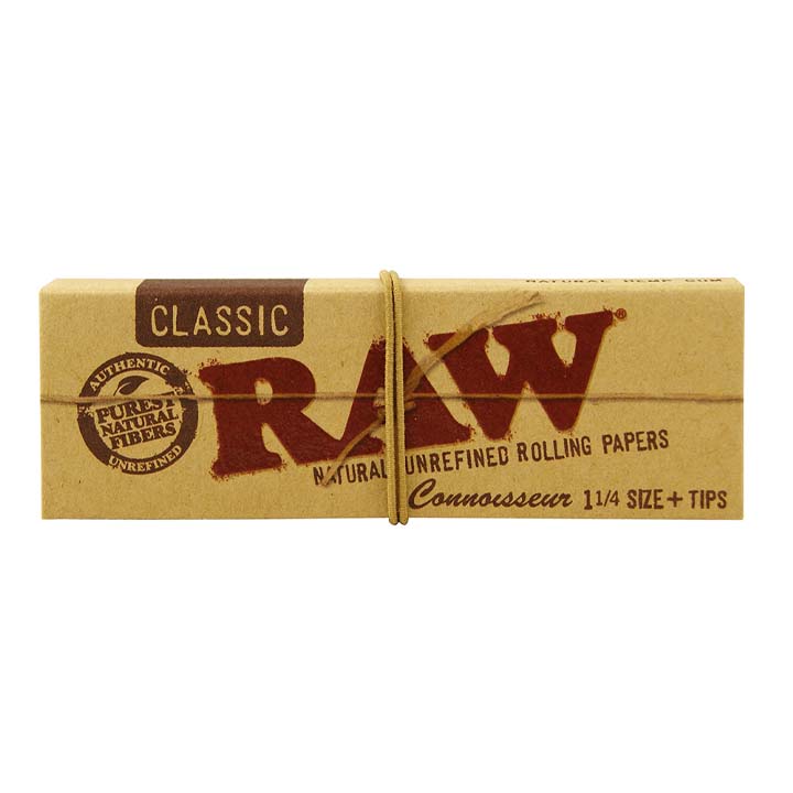 Raw Classic Connoisseur 1 14 Rolling Papers And Tips 24ct Super Supplys 3133