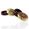 40mm 4-Part Leaf Engraving Tobacco Grinder
