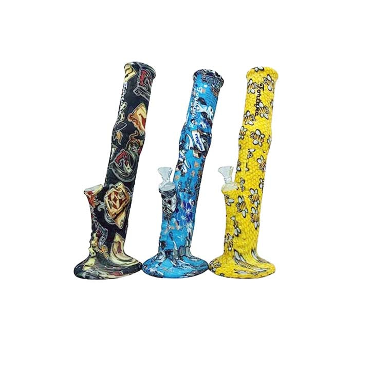 14" Silicone Straight Shooter Hydrographic