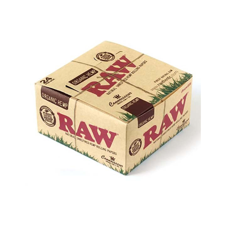 Raw Organic Hemp 1-1/4 Connoisseur W/tips