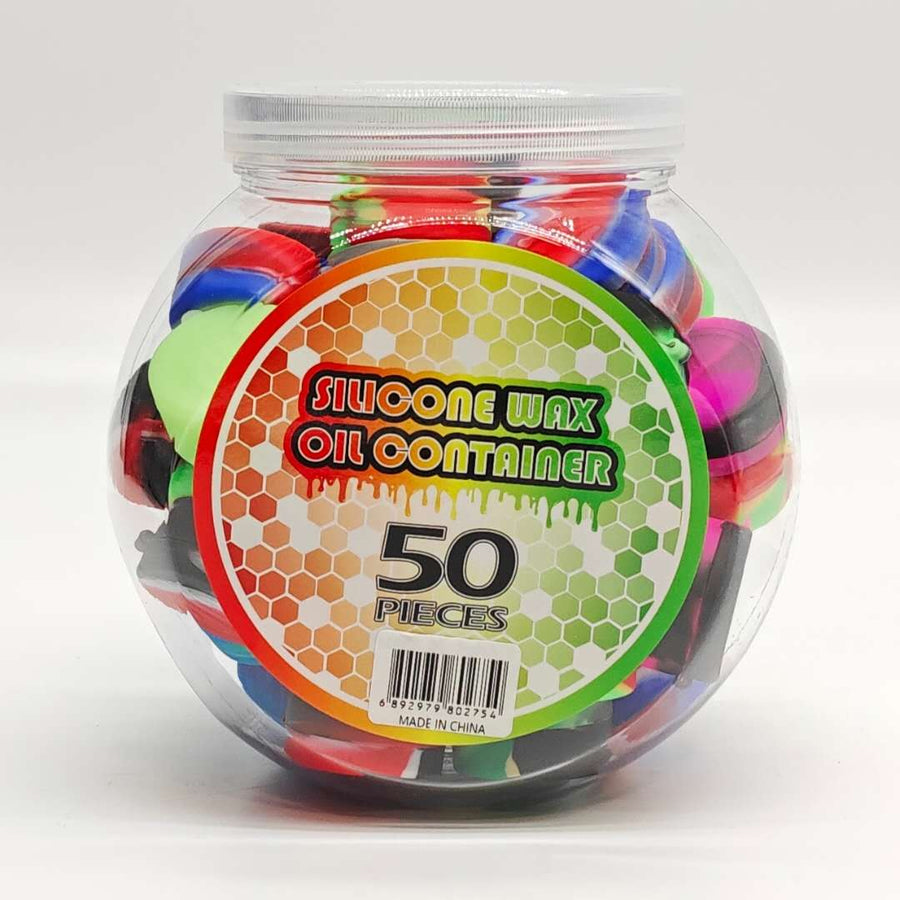 7ml Silicone 710 Wax Container Jar of 50