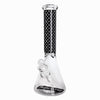 14" Stylish New Designed 7mm Glow in the dark Glass Bong [LV145007]