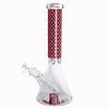 14" Stylish New Designed 7mm Glow in the dark Glass Bong [LV145007]