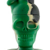 8" Skull Design Silicone Water Pipe – Assorted Colours