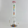 Wellcann 17" Thickened Base Psychedelic Beaker Glass Bong