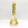 14" 7mm R&M Cartoon Beaker Glass Bong [P29]