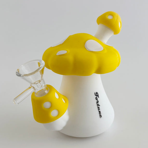 5" Mushroom Silicone Bong