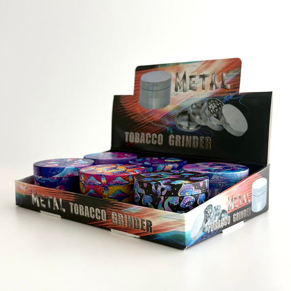 Psychedelic Mushroom Grinder 63*44mm 4 Parts