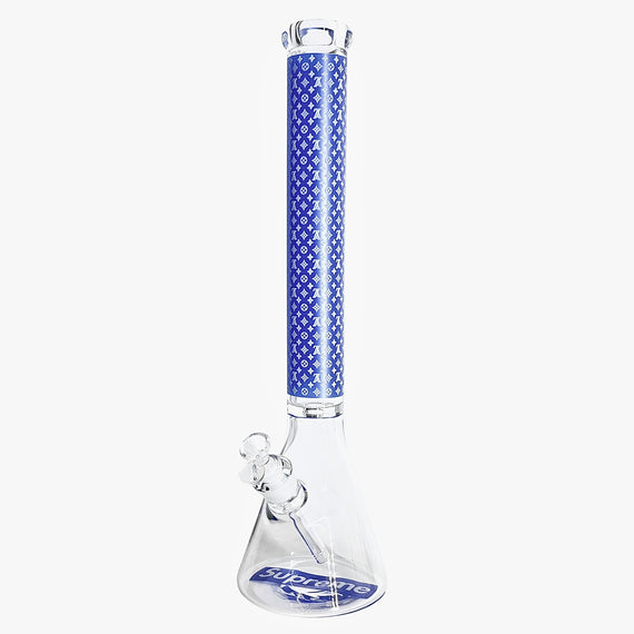 New Design 20" Stylish Designed 9mm Glow in the dark Glass Bong