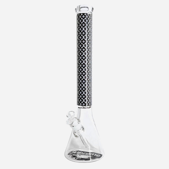 New Design 20" Stylish Designed 9mm Glow in the dark Glass Bong