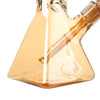 Fortune | Electroplated 14" 7mm Pyramid Base Glass Beaker Bong - 4 Assorted Colours