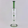 17" Triple Dome Percolator Water Pipe with 14mm Handle Bowl Piece
