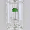 17" Triple Dome Percolator Water Pipe with 14mm Handle Bowl Piece