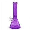 12.5" Diamond Cut Textured Beaker Bong – 7mm Glass
