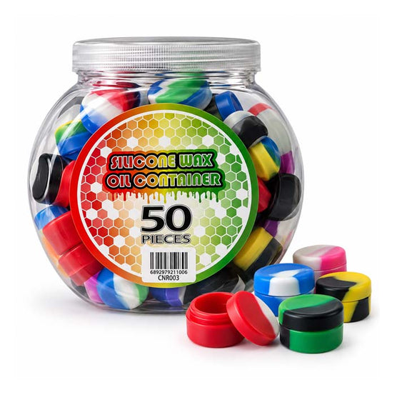 5ml Silicone Wax Containers – 50-Piece Jar