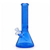12.5" Diamond Cut Textured Beaker Bong – 7mm Glass