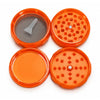 58mm x 45mm Beverage 4-Part Plastic Herb Grinder – 12PCS Display