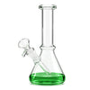 8" Emerald Beaker Glass Bong