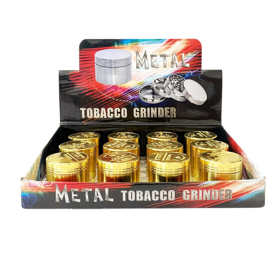 Golden Crown™ 4-Piece 40mm*38 mm Zinc Grinder