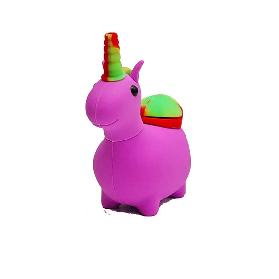 5" Unicorn Silicone Bong-Assorted