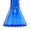 12.5" Diamond Cut Textured Beaker Bong – 7mm Glass