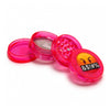 58mm x 45mm Emoji 4-Part Plastic Herb Grinder – 12PCS Display