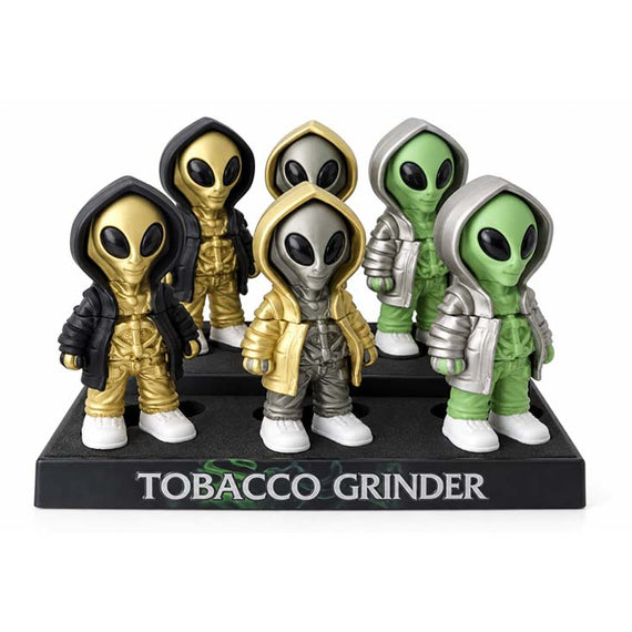 17cm Alien Figure 4-Part Grinder – 37mm Grinder | 6 PCS Display