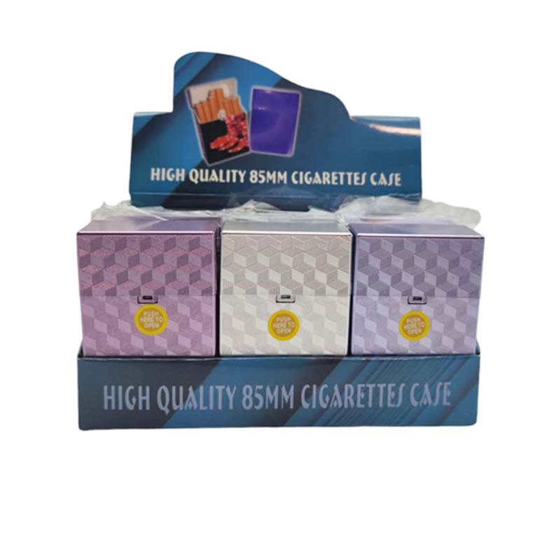 Cigarette Case King size pop up plastic Box of 12