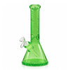 12.5" Diamond Cut Textured Beaker Bong – 7mm Glass