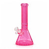 12.5" Diamond Cut Textured Beaker Bong – 7mm Glass