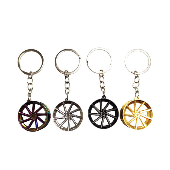 Metal Wheel Keychain