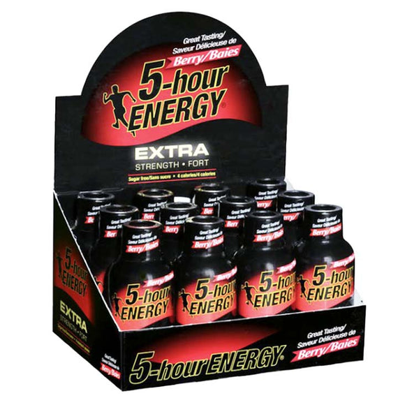 5 Hrs Energy Extra-strength Berry Shots 12 × 57 mL