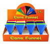 Plastic Cone Funnel – 110mm | 50mm Wide | 24 PCS Display