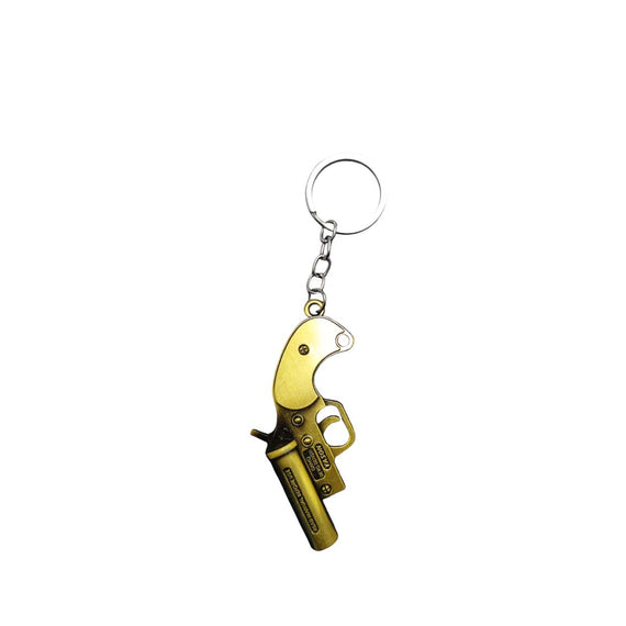 Metal Gun Keychain