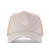 5 Panel Hat Leaf Beige