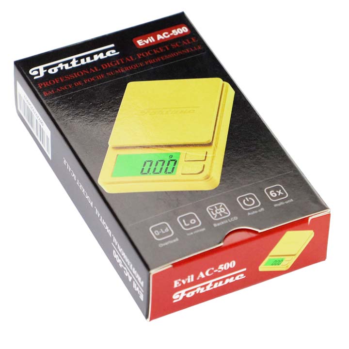 Fortune Evil AC-500 Professional Digital Pocket Scale 500g*0.01