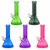 12.5" Diamond Cut Textured Beaker Bong – 7mm Glass