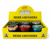 62mm 4-Piece Jeweled Turtle Metal Grinder – 6-Piece Display