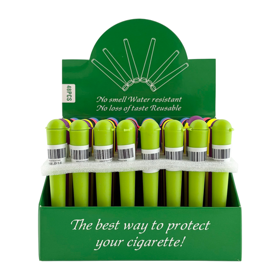 Biodegradable Plastic Joint Tubes – 120mm x 15mm (48-Piece Display)