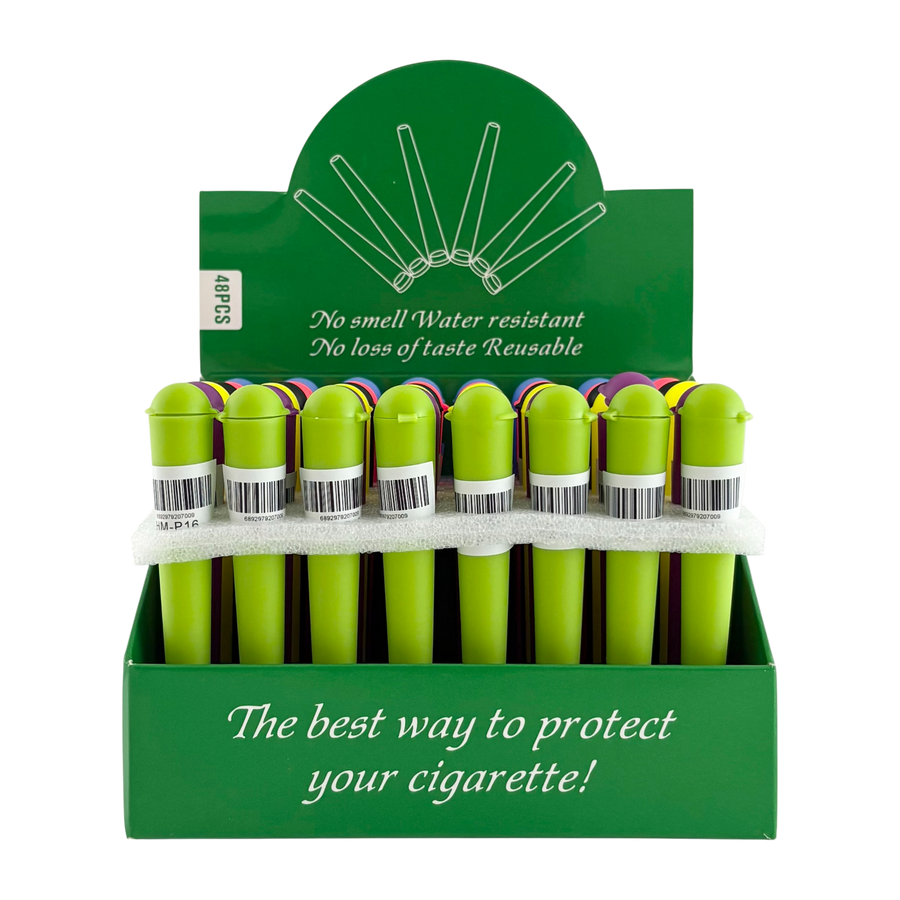 Biodegradable Plastic Joint Tubes – 120mm x 15mm (48-Piece Display)