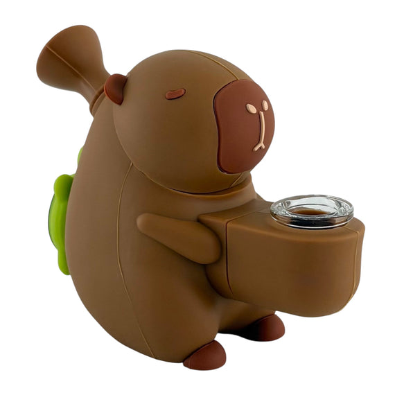 5" Capybara Silicone Water Pipe