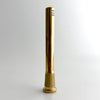 Electroplate 5-1/2" Downstem With Gold Logo