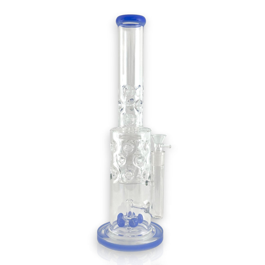16" Straight Shooter Water Pipe with Screw Percolators