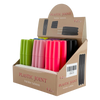 Plastic Joint Storage Tubes – 12 Piece Display (Assorted Colors)
