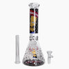 10" 5mm Cartoon Grow In The Dark Glass Beaker Bong