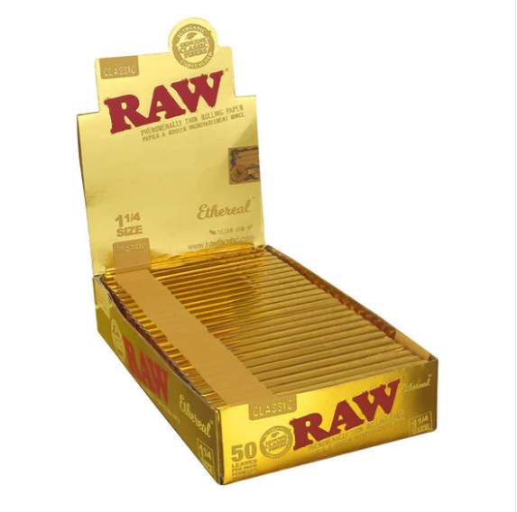 Raw Classic - Ethereal Phenomenally, 1 1/4 Thin Rolling Papers
