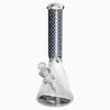 14" Stylish New Designed 7mm Glow in the dark Glass Bong [LV145007]