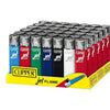 Clipper Jet Flame Reusable Lighters – 48 Pack (Solid Colors)