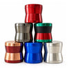 63mm 4-Piece Hourglass Metal Grinder – 6-Piece Display