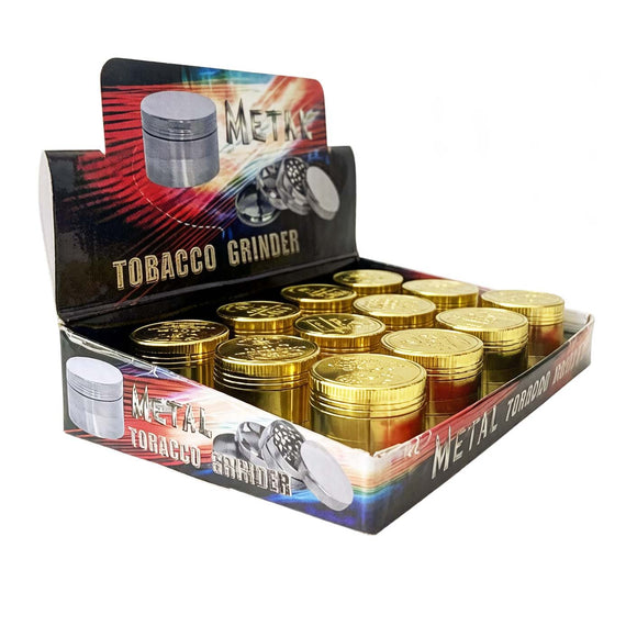 Golden Crown™ 4-Piece 40mm*38 mm Zinc Grinder